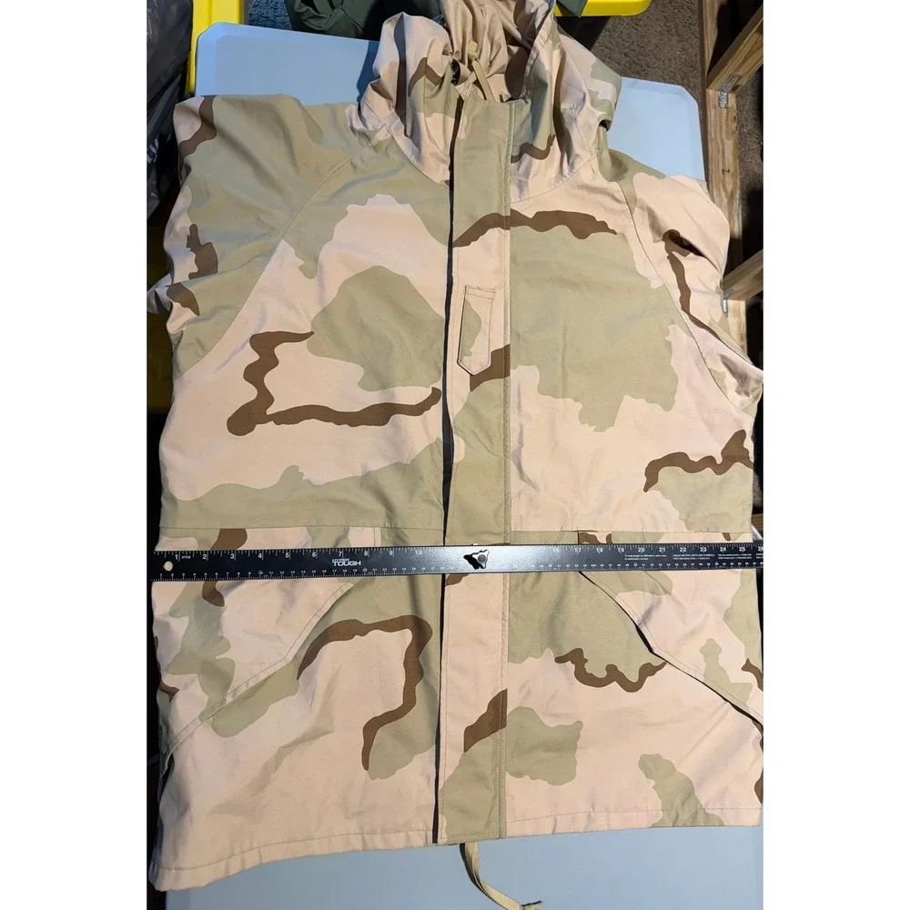 US Military DCU Goretex Cold Weather All Purpose Desert Wet Wind Size Large-Long